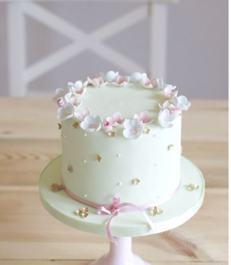 froget me not flowers cake froget me not flowers cake