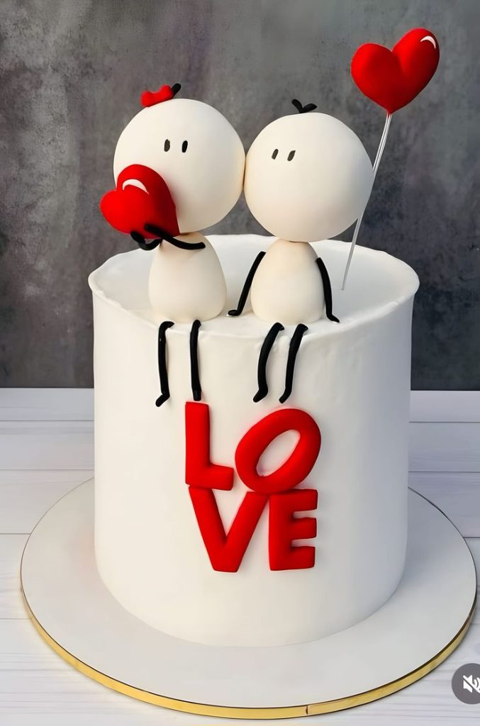 celebration lovely couple cake